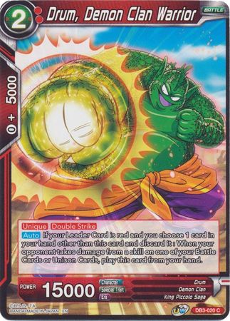 Tambor, guerrero del clan demonio (DB3-020) [Fuerza gigante] 