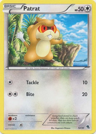 Patrat (30/12) [Blanco y negro: Kit de entrenamiento - Zoroark] 