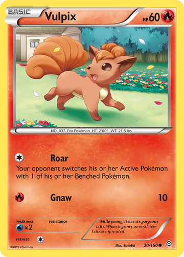 Vulpix (20/160) [XY: Choque primigenio] 