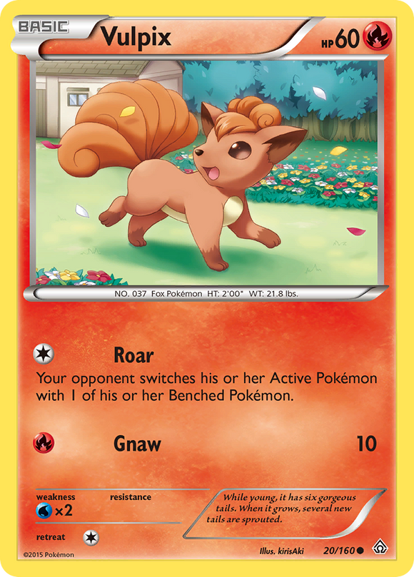 Vulpix (20/160) [XY: Choque primigenio] 