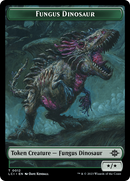 Fungus Dinosaur // Vampire Demon Double-Sided Token [The Lost Caverns of Ixalan Tokens]-1
