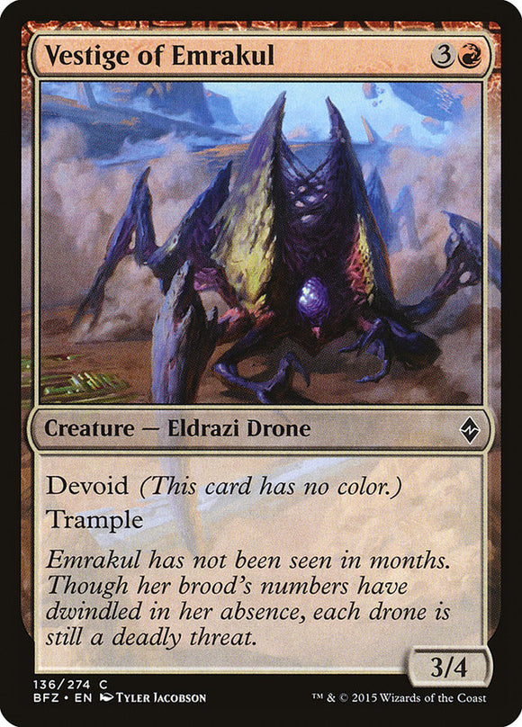 Vestigio de Emrakul [Batalla por Zendikar] 