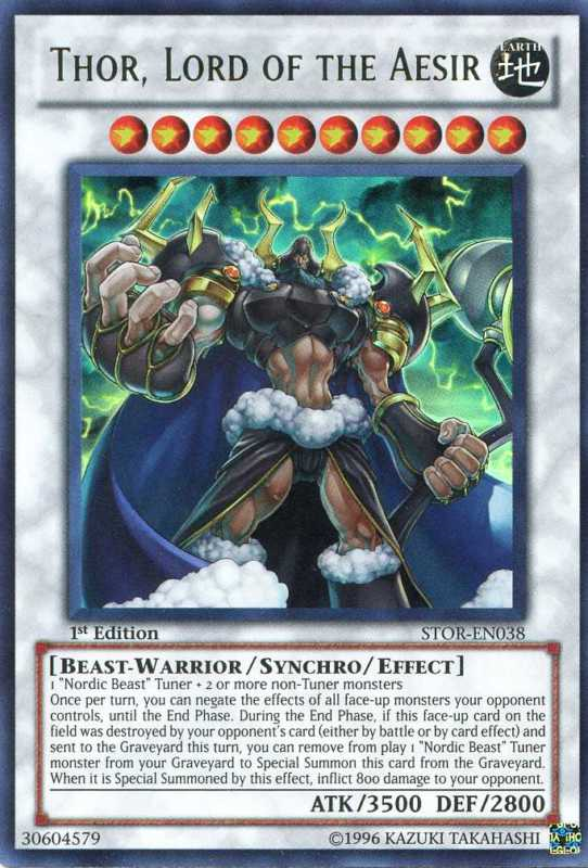 Thor, Señor de los Aesir [STOR-EN038] Ultra Raro 