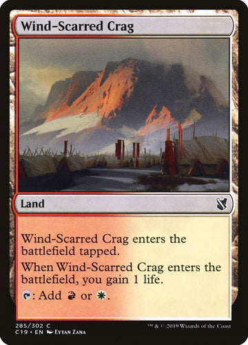 Peñasco marcado por el viento [Commander 2019] 