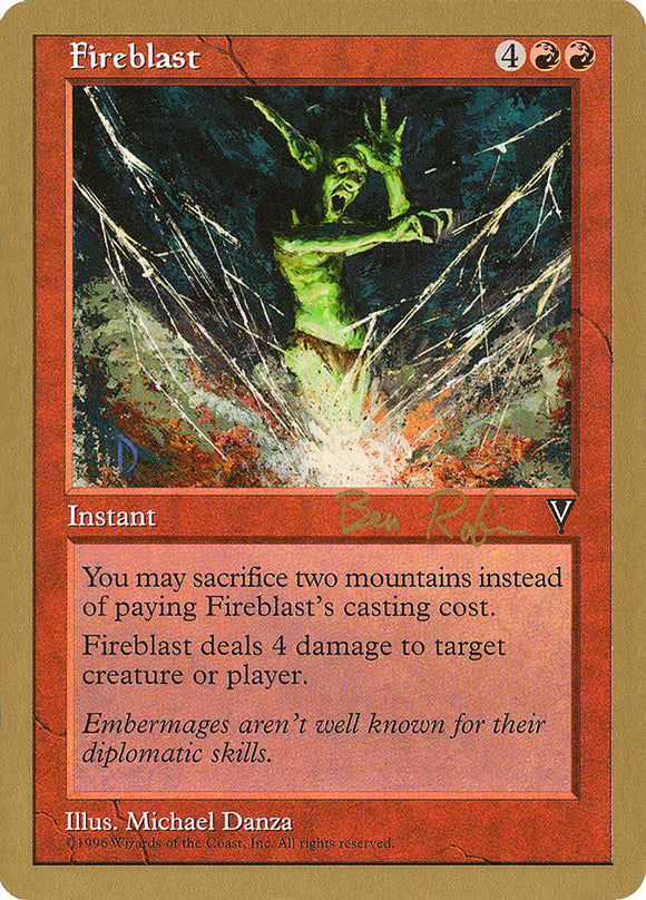 Fireblast (Ben Rubin) [Campeonato Mundial de Barajas 1998] 