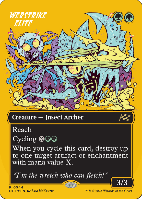 Webstrike Elite (Borderless) (First-Place Foil) [Aetherdrift]