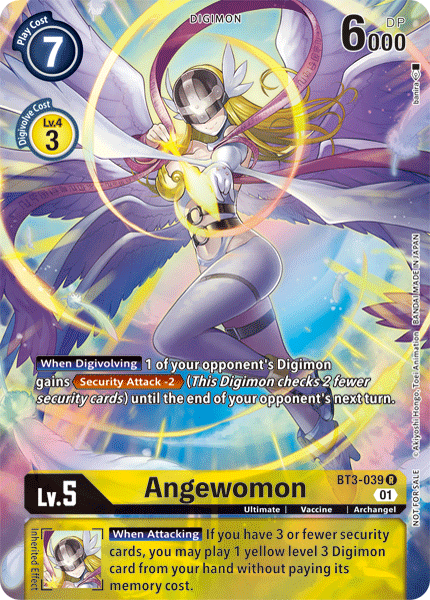 Angewomon [BT3-039] (Arte alternativo) [Lanzamiento de la versión especial de refuerzo 1.5] 