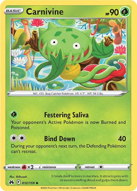 Carnivine (012/159) [Espada y escudo: corona cenit] 