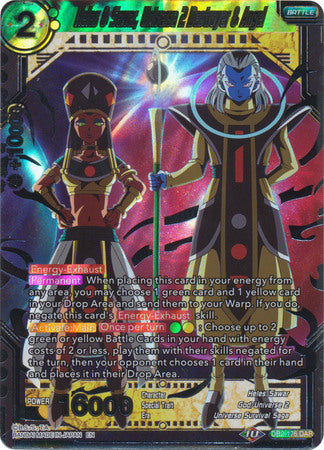 Heles y Sawar, Destructor y Ángel del Universo 2 (DB2-176) [Multiverso Divino] 