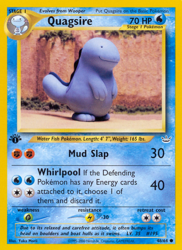Quagsire (48/64) [Neo Revelation 1.ª edición] 
