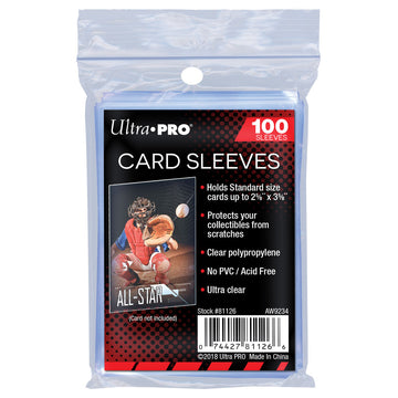 Ultra PRO: Soft Card Sleeves - 2-1/2" X 3-1/2" (Penny Sleeves)