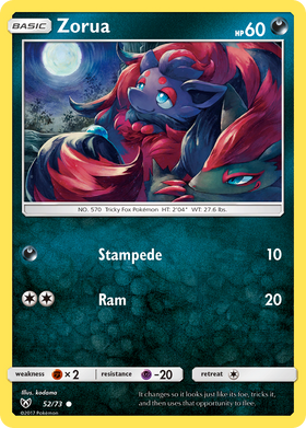 Zorua (52/73) [Sol y Luna: Leyendas brillantes] 