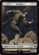 Moogle // Zombie Double-Sided Token [FINAL FANTASY Commander Tokens]-2