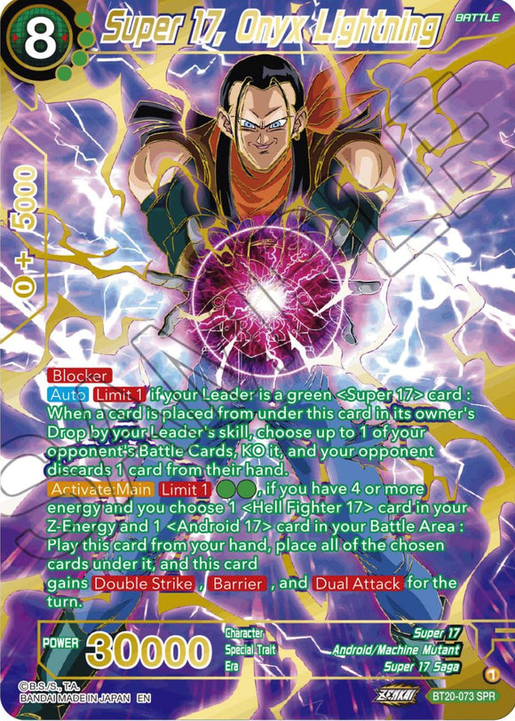 Super 17, Onyx Lightning (SPR) (BT20-073) [Potencia absorbida] 