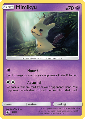 Mimikyu (SM29) [Sol y Luna: promociones de Black Star] 