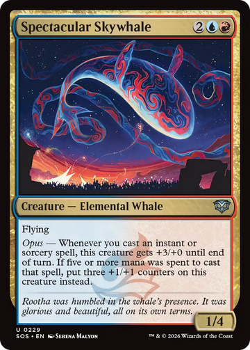 Spectacular Skywhale [Secrets of Strixhaven]