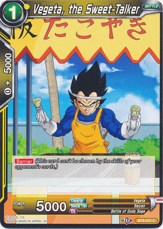 Vegeta, el dulce hablador (BT8-072) [Malicious Machinations] 