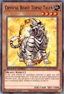 Bestia de cristal Tigre topacio [SGX1-ENF06] Común 