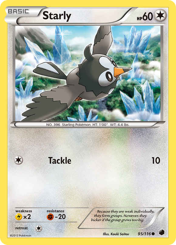 Starly (95/116) [Blanco y negro: congelamiento de plasma] 