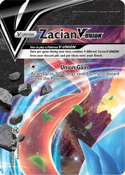 Zacian V-Union (SWSH163) [Promociones de Sword &amp; Shield: Black Star] 