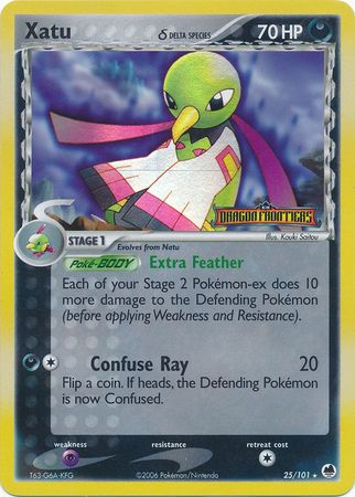 Xatu (25/101) (Especie Delta) (Estampado) [EX: Dragon Frontiers] 
