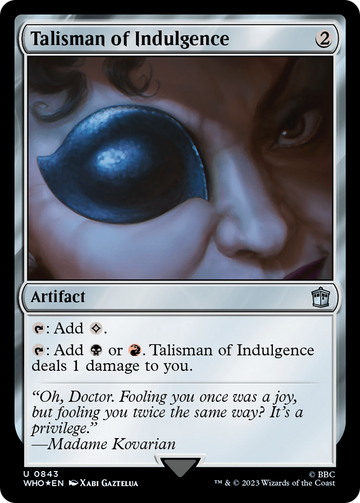 Talismán de indulgencia (Surge Foil) [Doctor Who] 