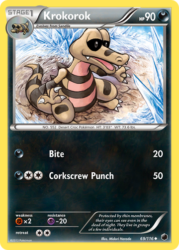 Krokorok (69/116) [Blanco y negro: congelación de plasma] 