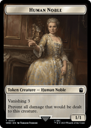 Human Noble // Clue (0022) Double-Sided Token [Doctor Who Tokens]-1