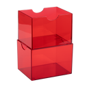Dragon Shield: Strongbox - Clear Red-5