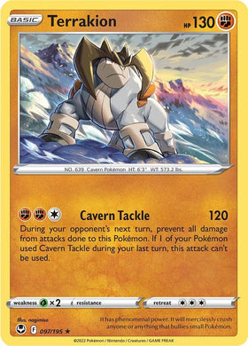 Terrakion (097/195) [Espada y escudo: Tempestad de plata] 