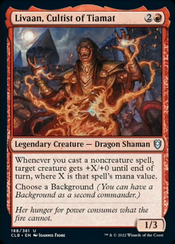 Livaan, cultista de Tiamat [Commander Legends: Battle for Baldur's Gate] 