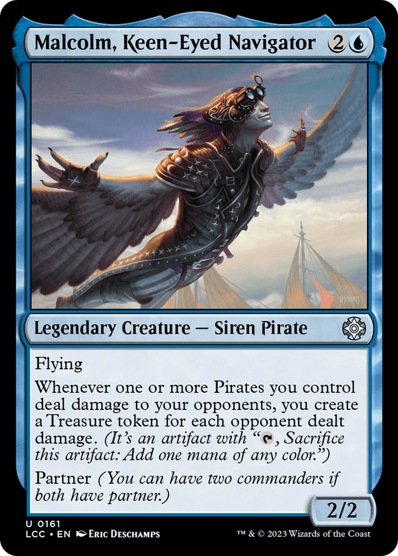 Malcolm, navegante de vista aguda [Comandante de Las Cavernas Perdidas de Ixalan] 