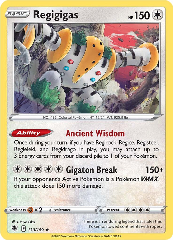 Regigigas (130/189) [Espada y escudo: resplandor astral] 