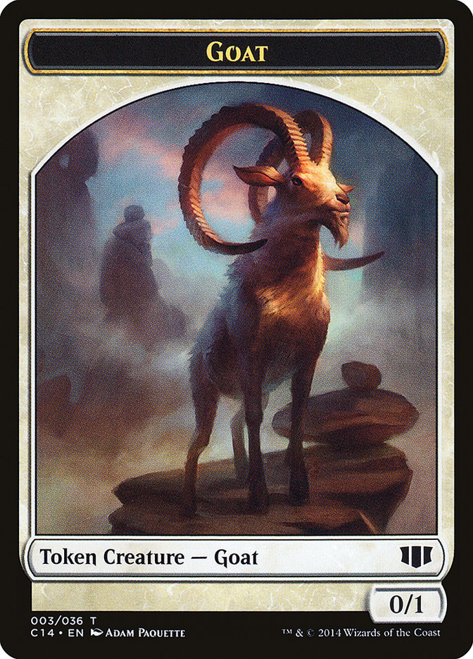 Wurm (033/036) // Goat Double-Sided Token [Commander 2014 Tokens] - 0