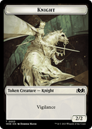 Knight // Food (0012) Double-Sided Token [Wilds of Eldraine Tokens]-1