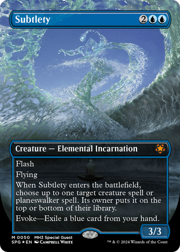 Sutileza (sin bordes) (lámina texturizada) [Invitados especiales de Modern Horizons 3] 