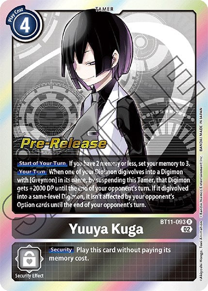 Yuuya Kuga [BT11-093] [Promociones previas al lanzamiento de la fase dimensional] 