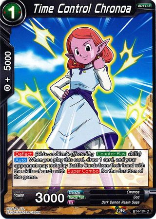 Control del tiempo Chronoa (BT4-104) [Guerra colosal] 