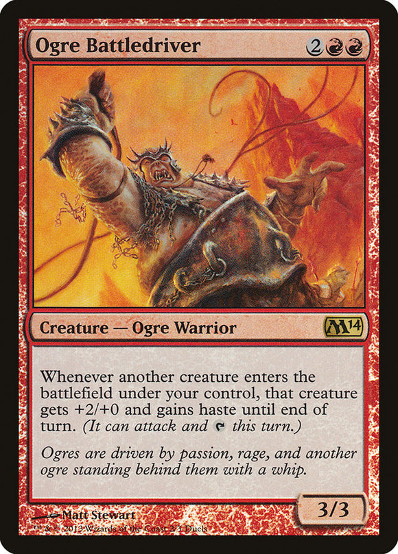 Ogre Battledriver (Promociones de Duelos de Planeswalkers) [Promociones de Duelos de Planeswalkers 2013] 