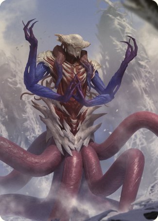 Tarjeta de arte Zhulodok, el devorador del vacío [Serie de arte Commander Masters] 