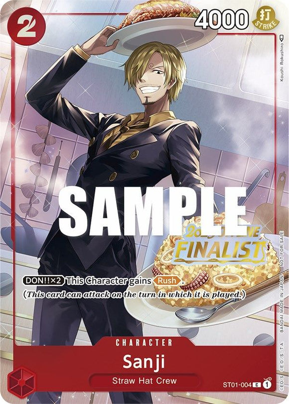 Sanji (Offline Regional 2023) [Finalista] [Tarjetas promocionales de One Piece] 
