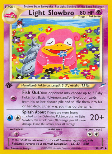 Slowbro ligero (51/105) [Neo Destiny 1.ª edición] 