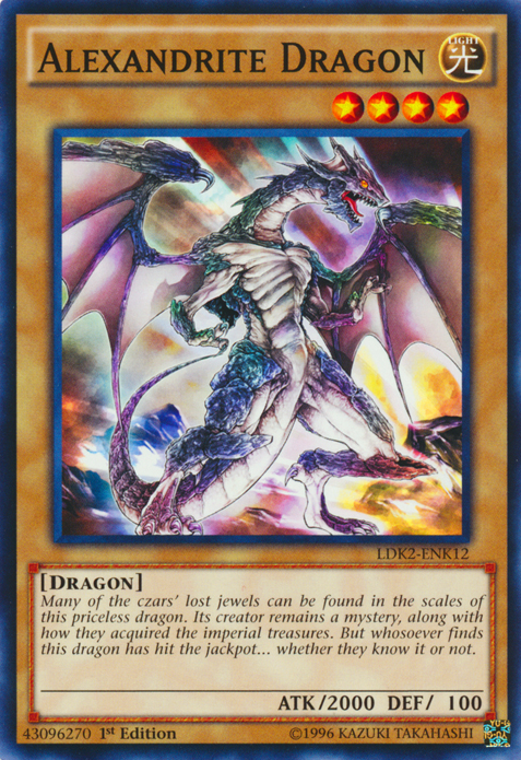 Dragón alejandrita [LDK2-ENK12] Común 
