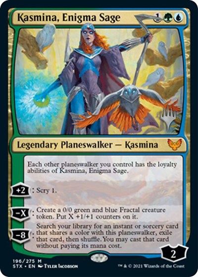 Kasmina, sabia de los enigmas (paquete promocional) [Promociones de Strixhaven: School of Mages] 
