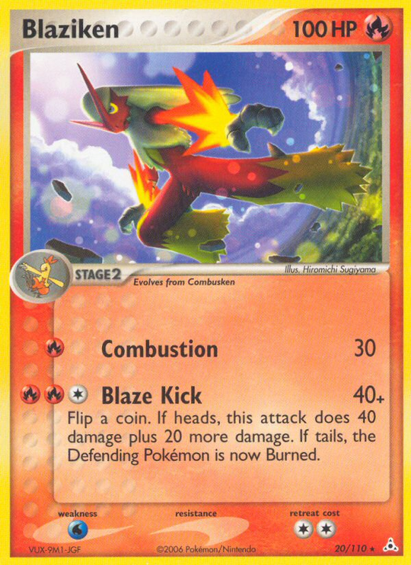 Blaziken (20/110) [EX: Fantasmas de Holon] 