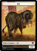 Phyrexian Golem // Ox Double-Sided Token [Commander Masters Tokens]-2