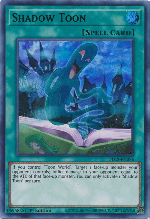 Toon de sombra (verde) [DLCS-EN076] Ultra raro 