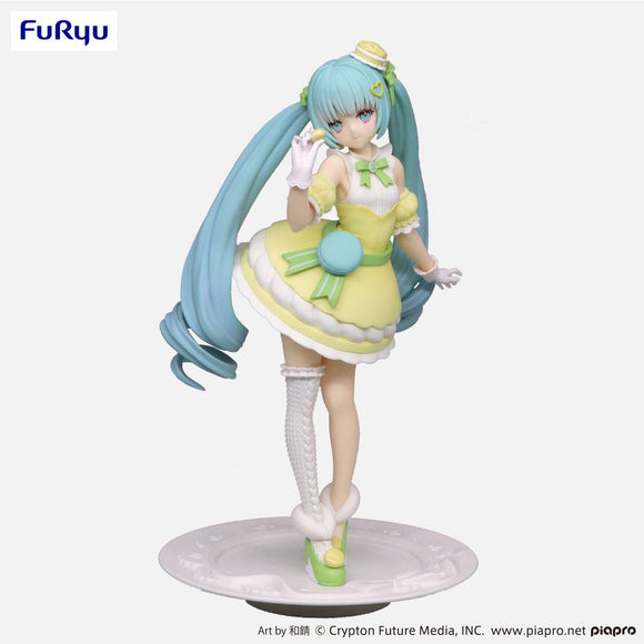 Hatsune Miku Exceed Creative Figure -SweetSweets Series Macaroon Citron Color Ver.