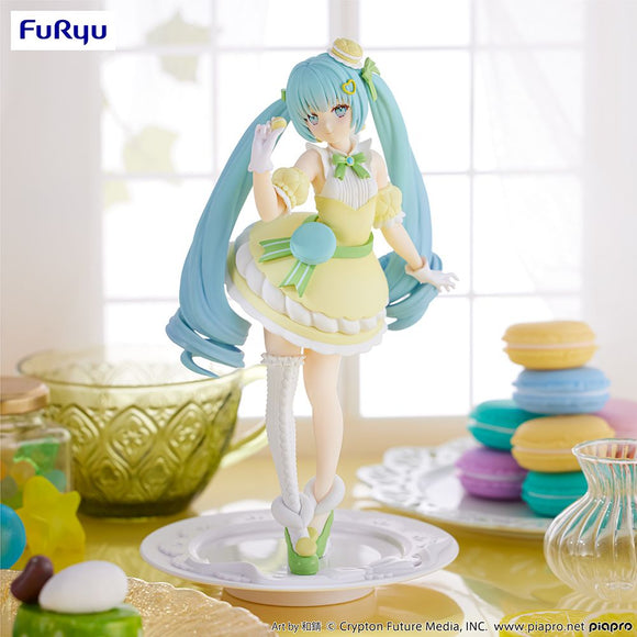 Hatsune Miku Exceed Creative Figure -SweetSweets Series Macaroon Citron Color Ver.