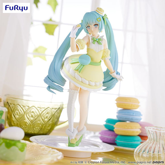 Hatsune Miku Exceed Creative Figure -SweetSweets Series Macaroon Citron Color Ver.